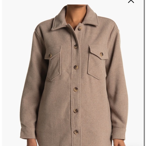 Textured Knit Shirt Jacket (RDI) - Picture 8 of 8